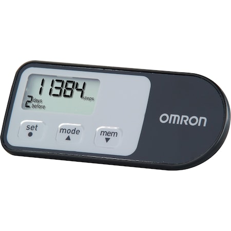 Omron Healthcare Hip Pedometer With Holder, HJ321 HJ-321